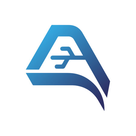 A logo, technology logo use innovationのイラスト素材