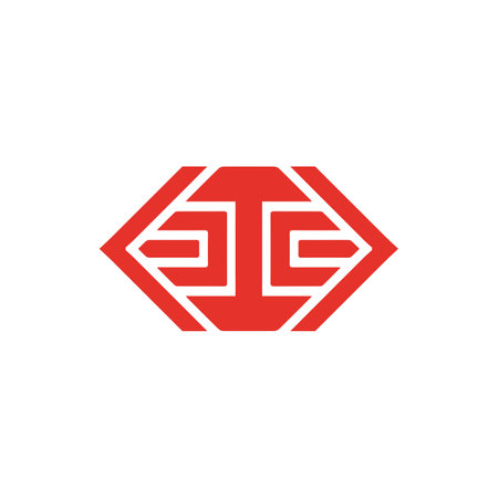 abstract logo, simple use, can be used for games and placesのイラスト素材