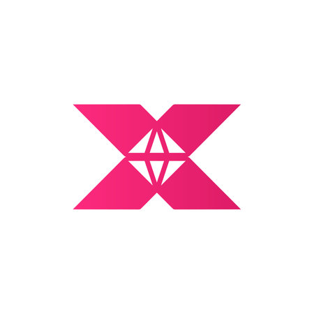 Letter X modern logo, X logo Template Vector modern corporate, abstract letter logoのイラスト素材