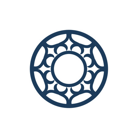 graphic motif logo catchy symbol square iconmodern corporate, abstract letter logoのイラスト素材