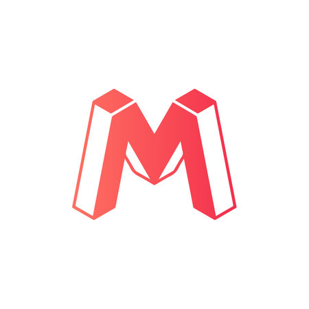 three dimensional logo simple symbol for gamers modern corporate, abstract letter logoのイラスト素材