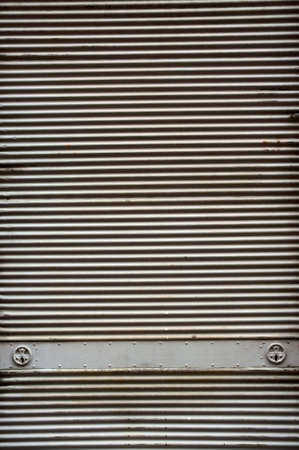 Old corrugated iron fenceの写真素材
