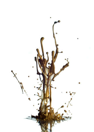 Paint splash isolated on white background  