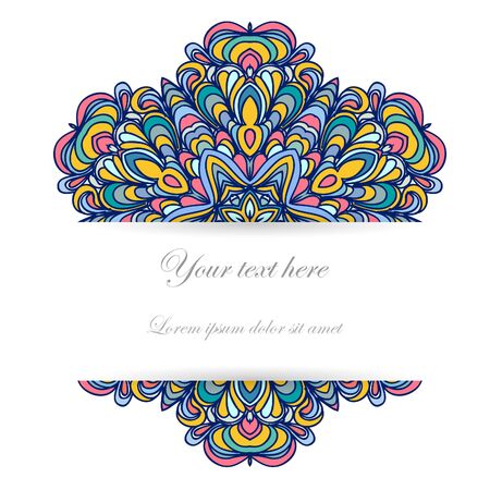 Mandala ornamental vector design.のイラスト素材