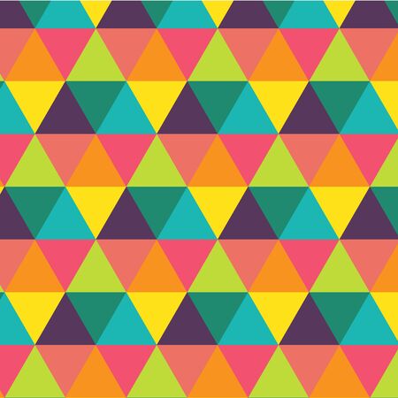 Colorful creative triangle pattern.