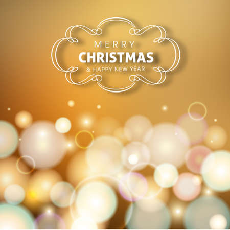 Merry Christmas and Happy New year celebration design.のイラスト素材