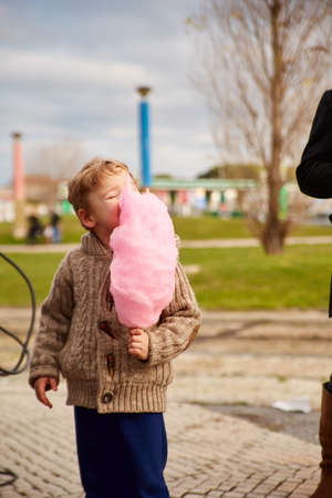 CORROIOS, SEIXAL, SETUBAL, LISBON METROPOLITAN AREA, PORTUGAL - JANUARY, 2018. Chocolate Fair of Corroios is a popular annual event. Feira do chocolate.のeditorial素材