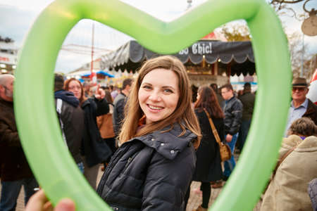 CORROIOS, SEIXAL, SETUBAL, LISBON METROPOLITAN AREA, PORTUGAL - JANUARY, 2018. Chocolate Fair of Corroios is a popular annual event. Feira do chocolate.のeditorial素材