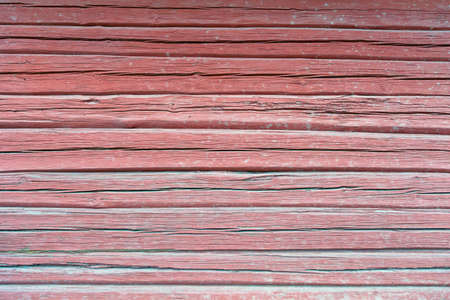 Old red blank wall