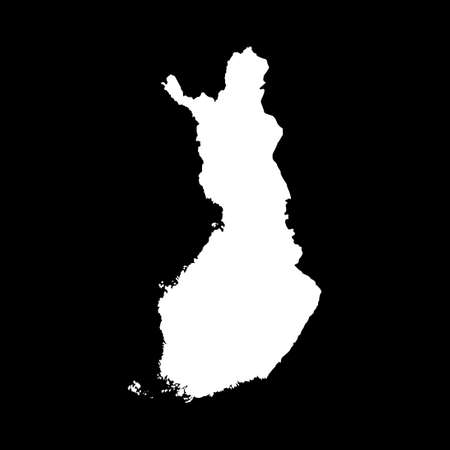 vector map of the Finlandのイラスト素材