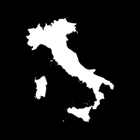 vector map of the Italyのイラスト素材