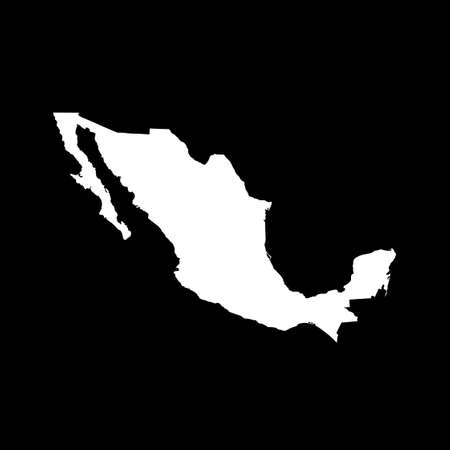 vector map of the Mexicoのイラスト素材