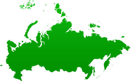 vector map of the Russiaのイラスト素材