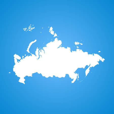 vector map of the Russiaのイラスト素材