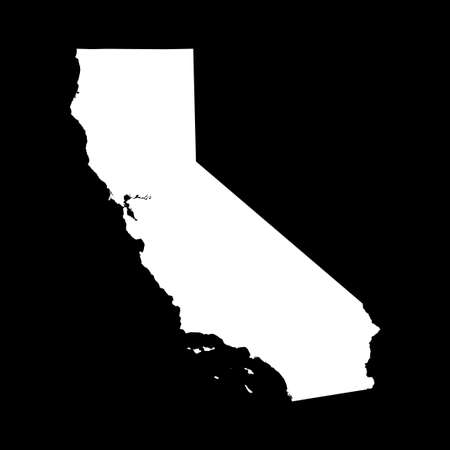 map of Californiaのイラスト素材