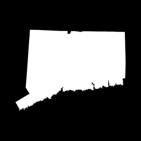map of Connecticutのイラスト素材