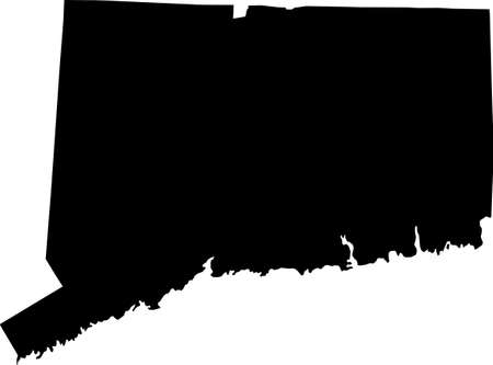 map of Connecticutのイラスト素材