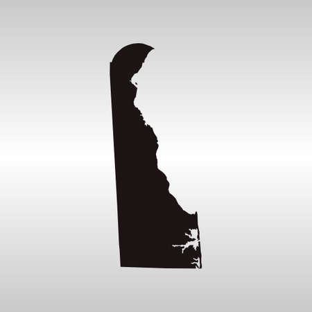 map of Delawareのイラスト素材