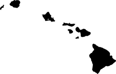 map of Hawaiiのイラスト素材