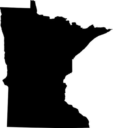 map of Minnesotaのイラスト素材