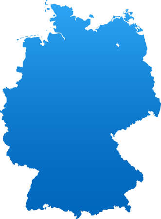map of Germanyのイラスト素材