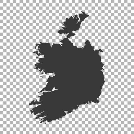 map of Irelandのイラスト素材