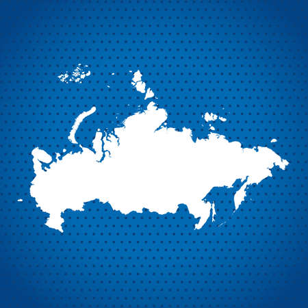map of Russiaのイラスト素材