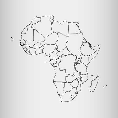 map of Africaのイラスト素材