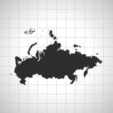 map of Russiaのイラスト素材