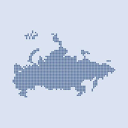 map of Russiaのイラスト素材