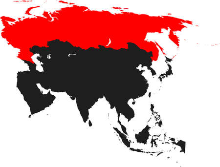 map of Russiaのイラスト素材