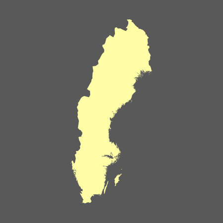 map of Swedenのイラスト素材