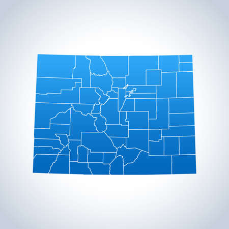 map of Coloradoのイラスト素材