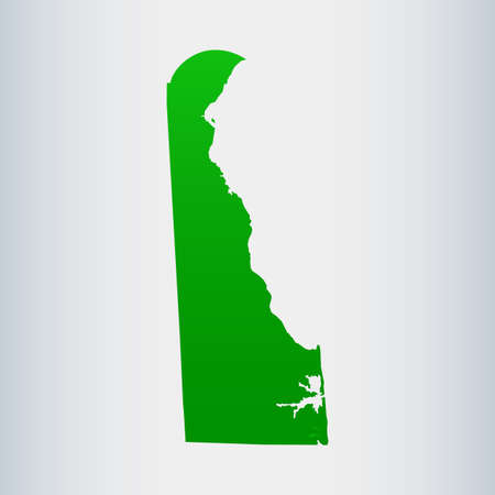 map of Delawareのイラスト素材