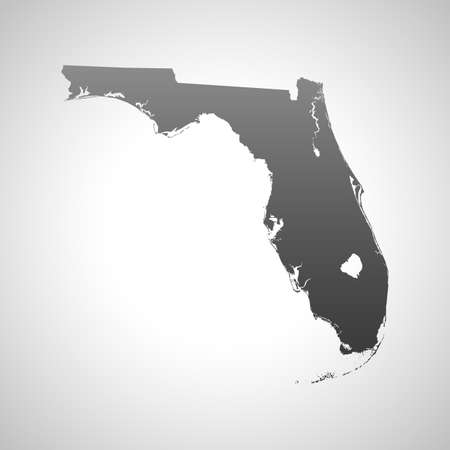 map of Floridaのイラスト素材