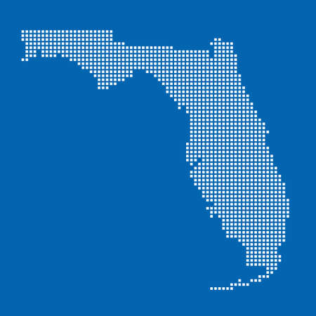 map of Floridaのイラスト素材