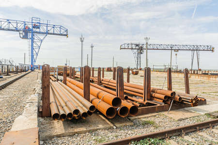 Warehouse for storage of steel pipes of different grades