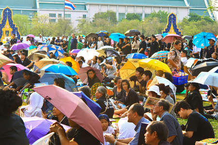 BANGKOK, THAILAND - APRIL 9: The Royal Cremation Ceremony of Prince Bejaratana Rajasuda Sirisobhabannavadi on April 9, 2012のeditorial素材