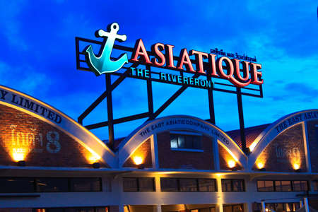 ASIATIQUE The Riverfront, Bangkok Thailandのeditorial素材