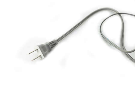 Standart plug on white background