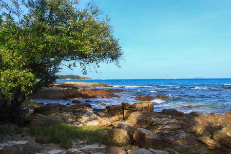Idyllic Scene Beach at Samed Island,Thailandの写真素材