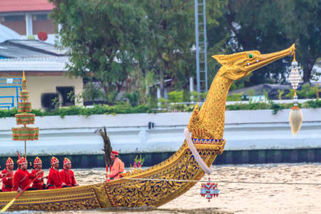 The Royal Barge Suphannahong,Thailand.のeditorial素材