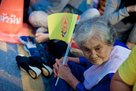 HUA HIN- DECEMBER 5  Soldiers in parade uniforms to celebrate for the 86th birthday of HM King Bhumibol Adulyadej on December 5, 2013 in Hun Hin, Thailand のeditorial素材