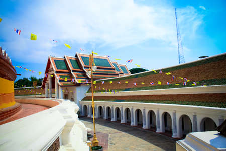 Wat Phra Pathom Chedi, the tallest stupa in the world  It is located in Nakhon Pathom province, Thailand の写真素材