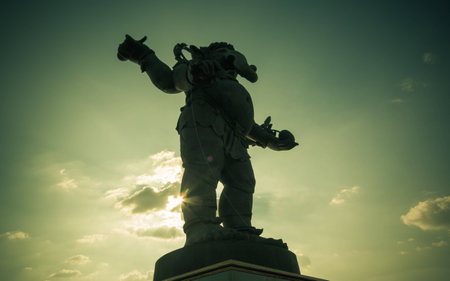 Ganesha, Hindu God statueの写真素材