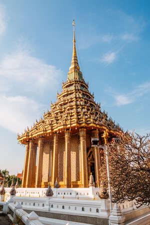 Landscape of Phra Phutthabat temple, Thailand.の写真素材