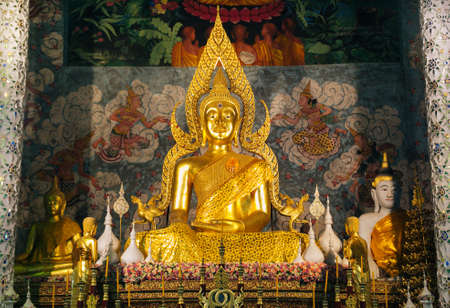 Golden Buddha in Thailand.のeditorial素材