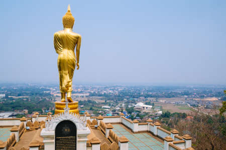 Buddha image in Wat Phra That Khao Noi Temple at Nan, Thailand.の写真素材