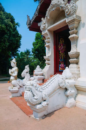 Buddhist temple in the north of Thailand. Nan Provinceの写真素材