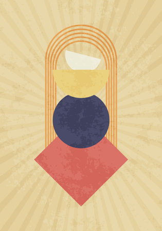 Retro background with a stylized image of a man's headのイラスト素材